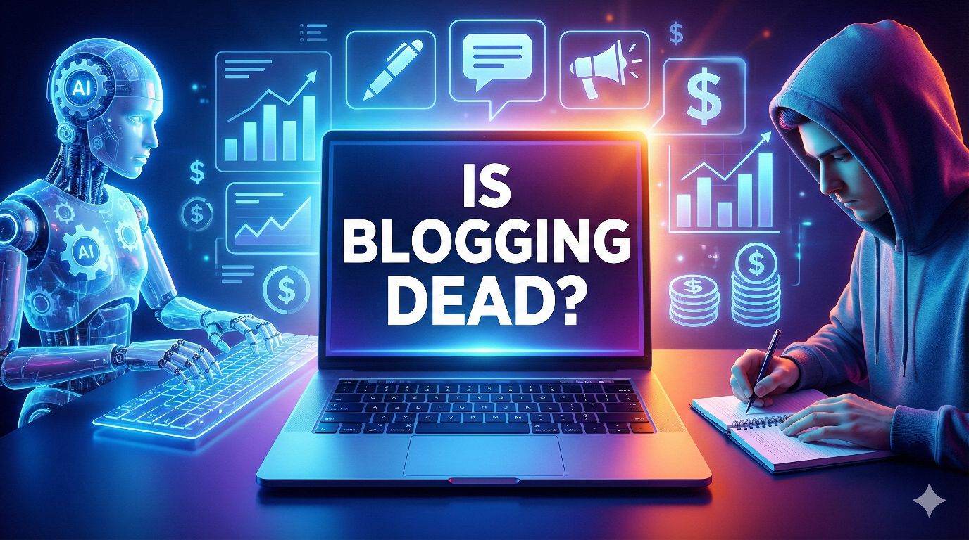 “Is Blogging Dead Due to AI? 2025 Reality Check for New Bloggers & Digital Earners”