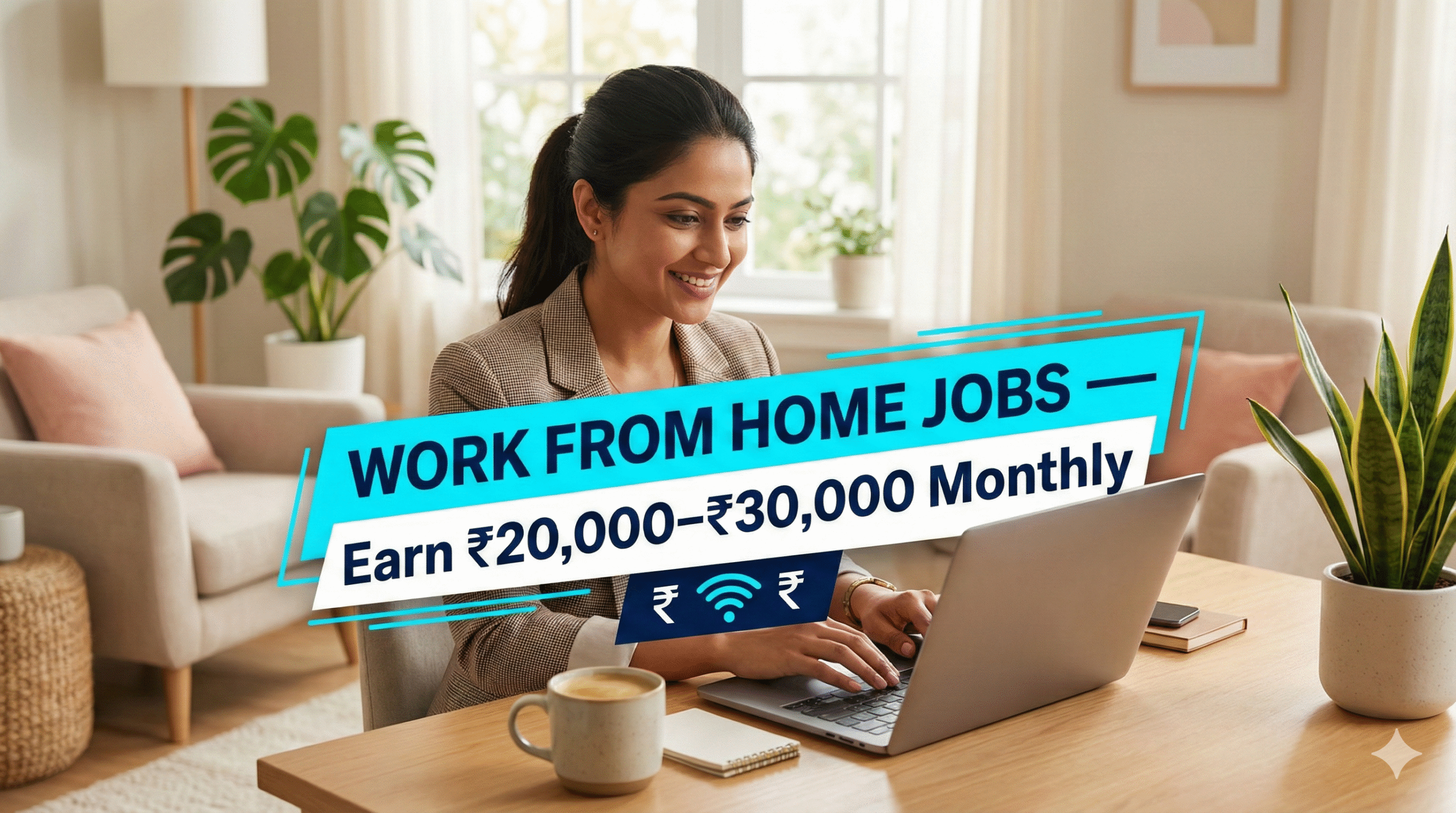 Work From Home Jobs for Female — आज़माएं ये तरीके और कमाई ₹20,000–₹30,000/महीना
